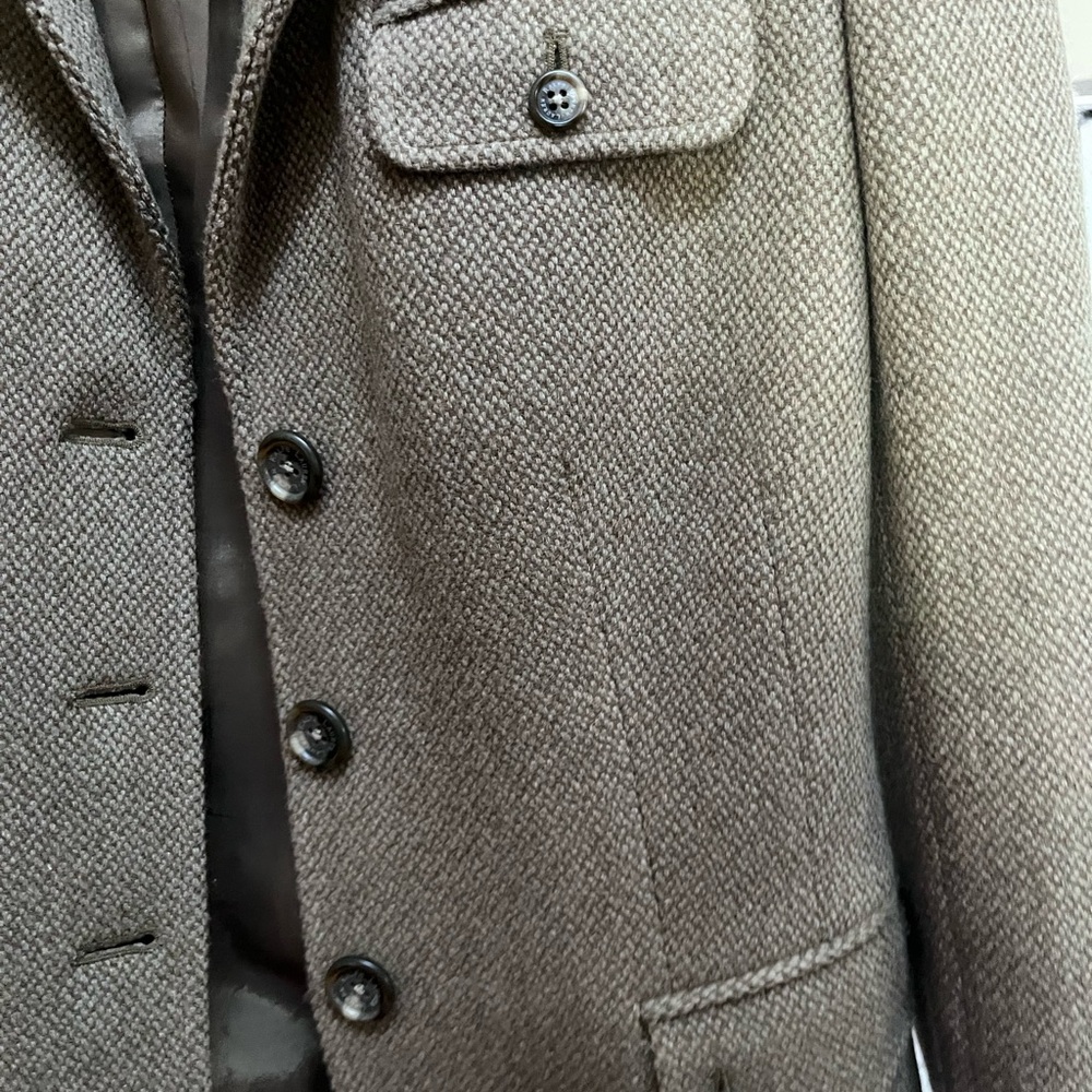 Women's Lauren Ralph Lauren Wool Tweed Blazer - Picture 6 of 7